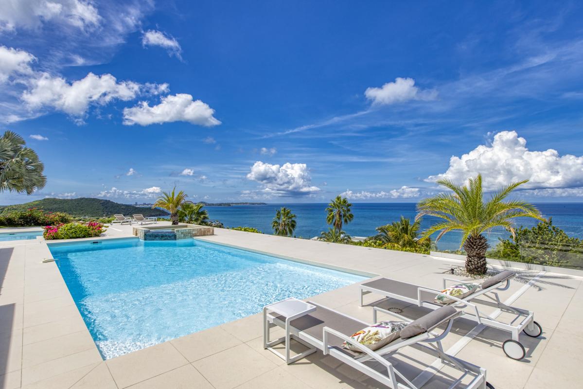 A louer villa 8 personnes Happy Bay Saint Martin_ Piscine - 5